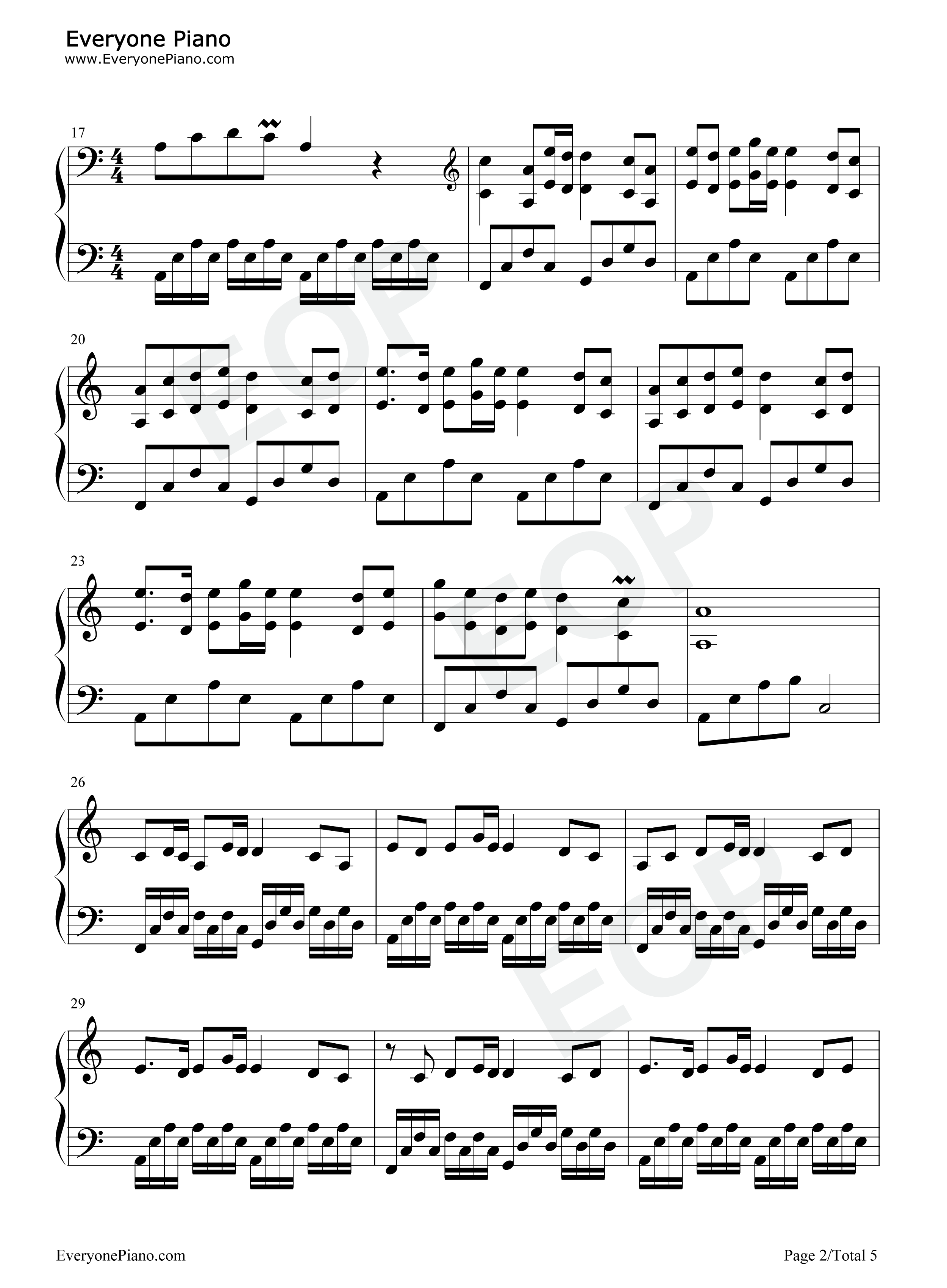 辞九门回忆五线谱预览2-钢琴谱文件(五线谱,双手简谱,数字谱,midi,pdf