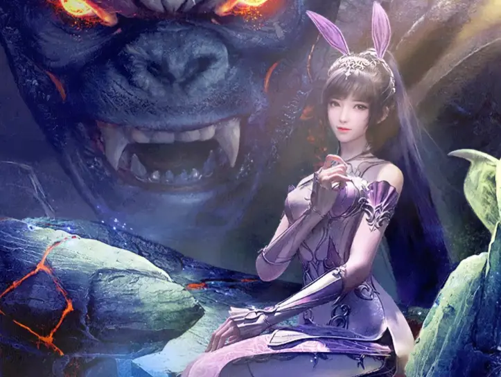 原创斗罗大陆角色打破次元壁束发瘦脸后的马红俊无比帅气小舞与柔骨兔