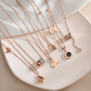 项链女小蛮腰不掉色锁骨链