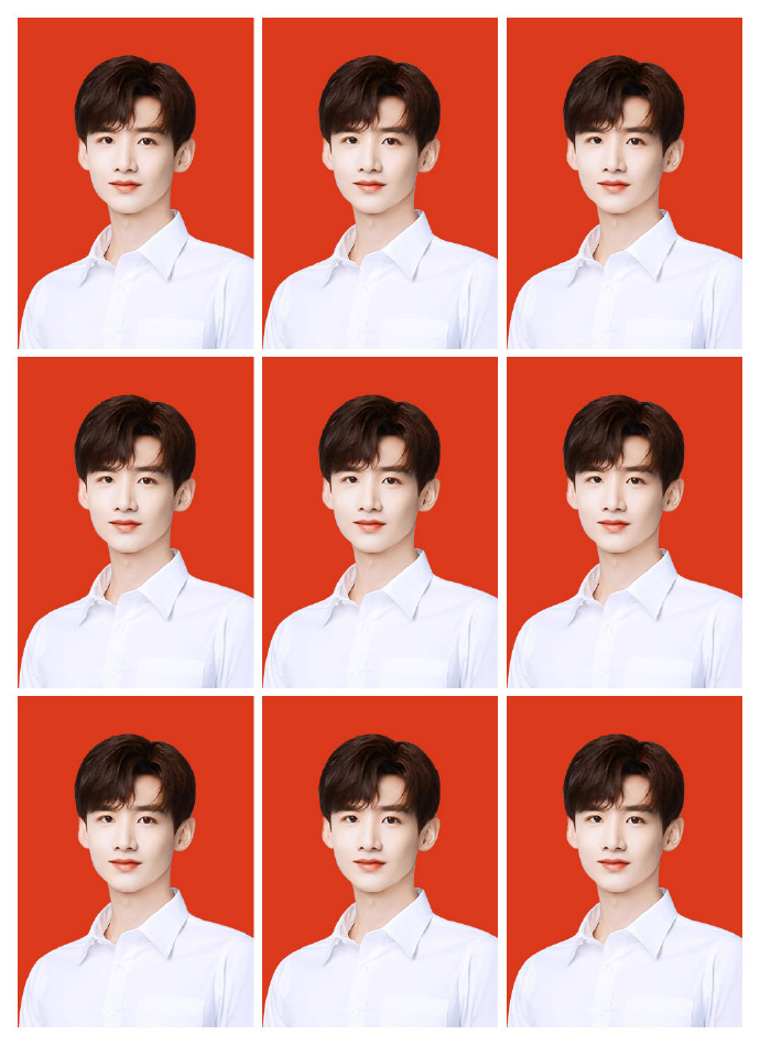 阿道夫品牌首位代言人#bjt#白敬亭邢克垒#好正的证件照没加水印92