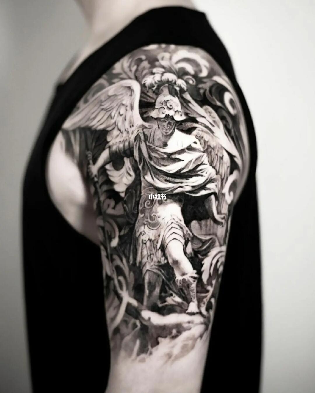 成都纹身97男士纹身首选·高级天使纹身