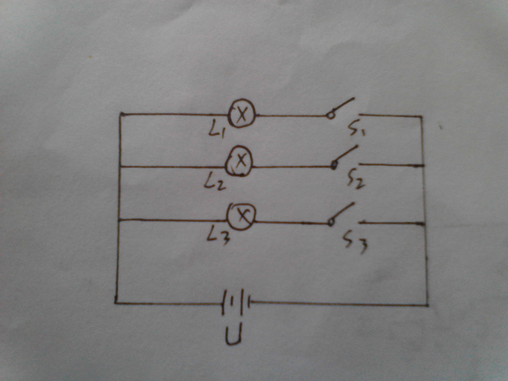 恩,就是用并联电路的