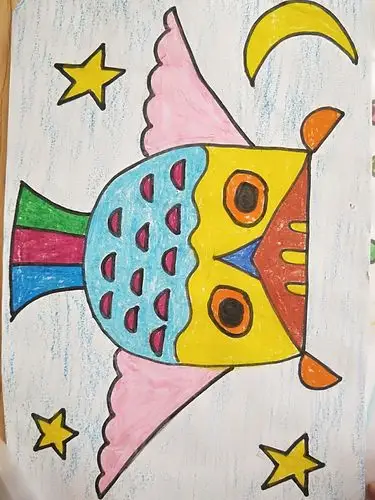 大班美术班开课了!