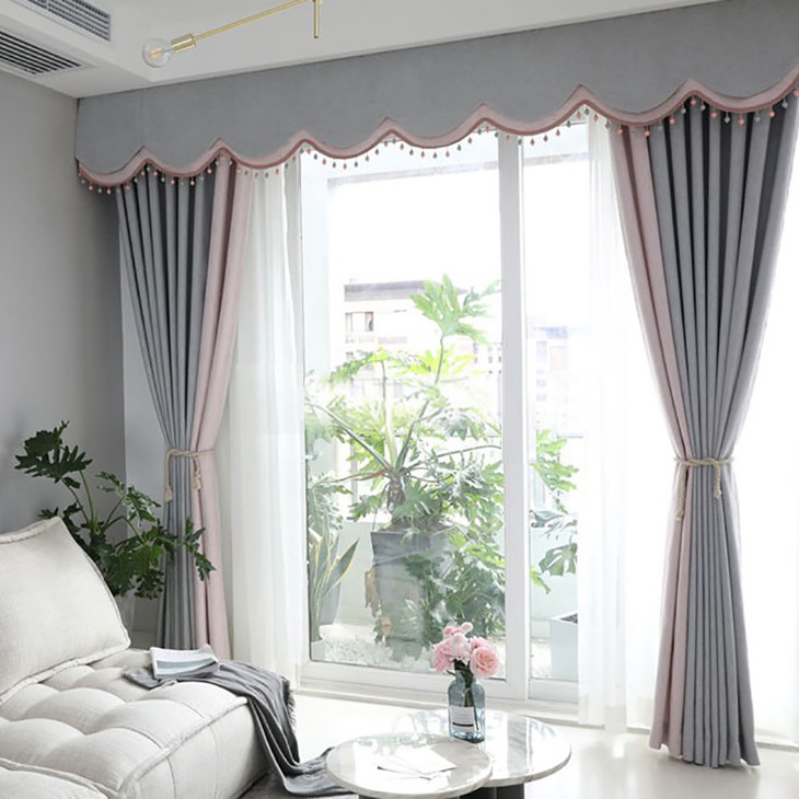 ldj窗帘帘头窗幔平幔