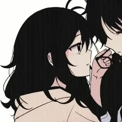 超火甜蜜的动漫情头一对两张图片_情侣动漫头像_头像屋