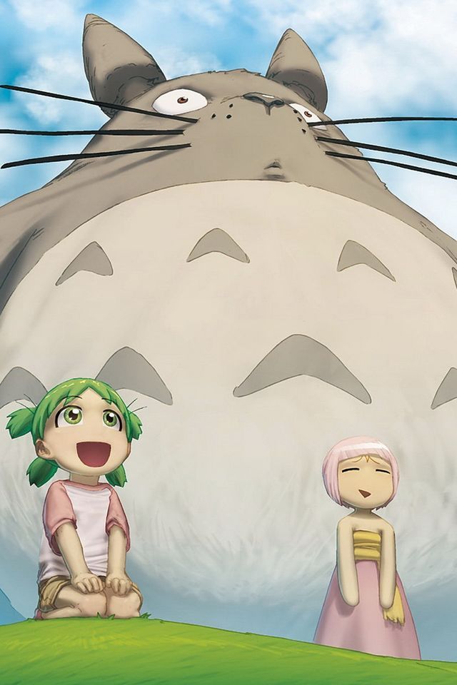 好看日本动漫卡通龙猫形象手机壁纸