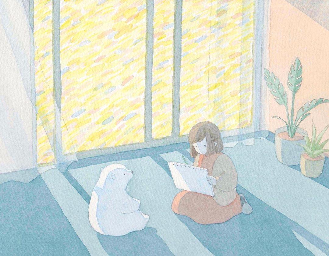 你见过很温暖治愈系的图片