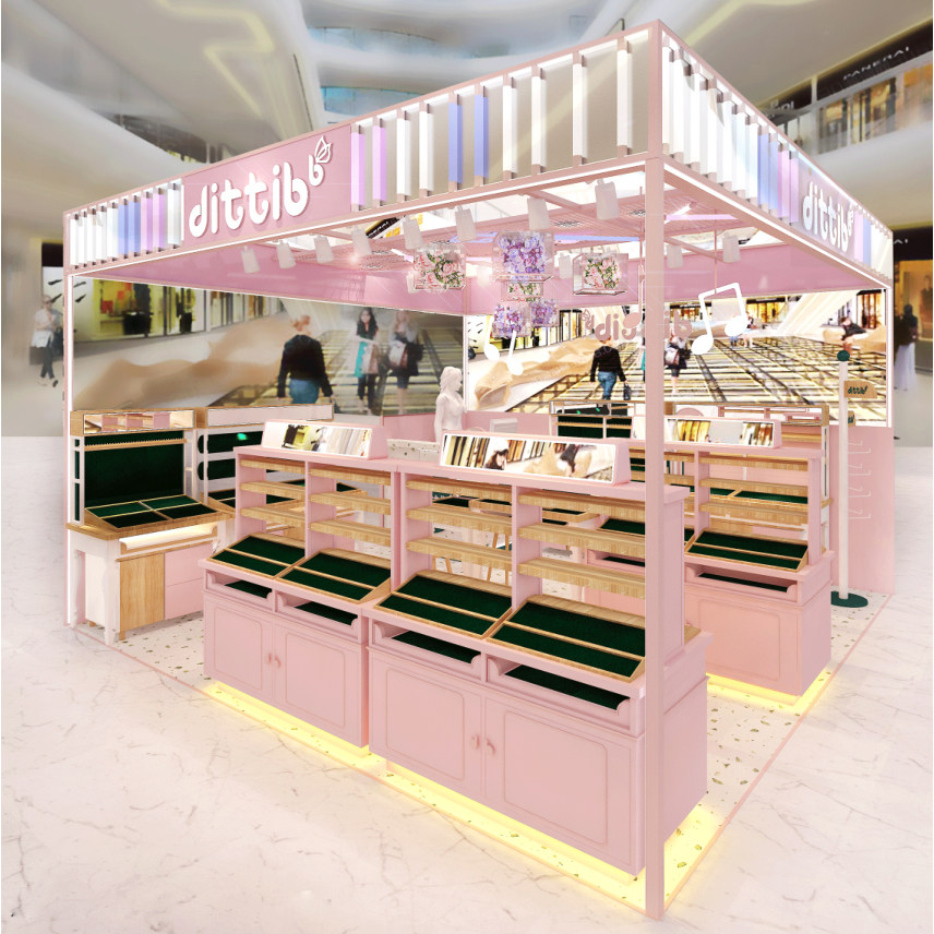 饰品挂饰项链耳环架子展示架店铺专用中岛精品店商用展示柜