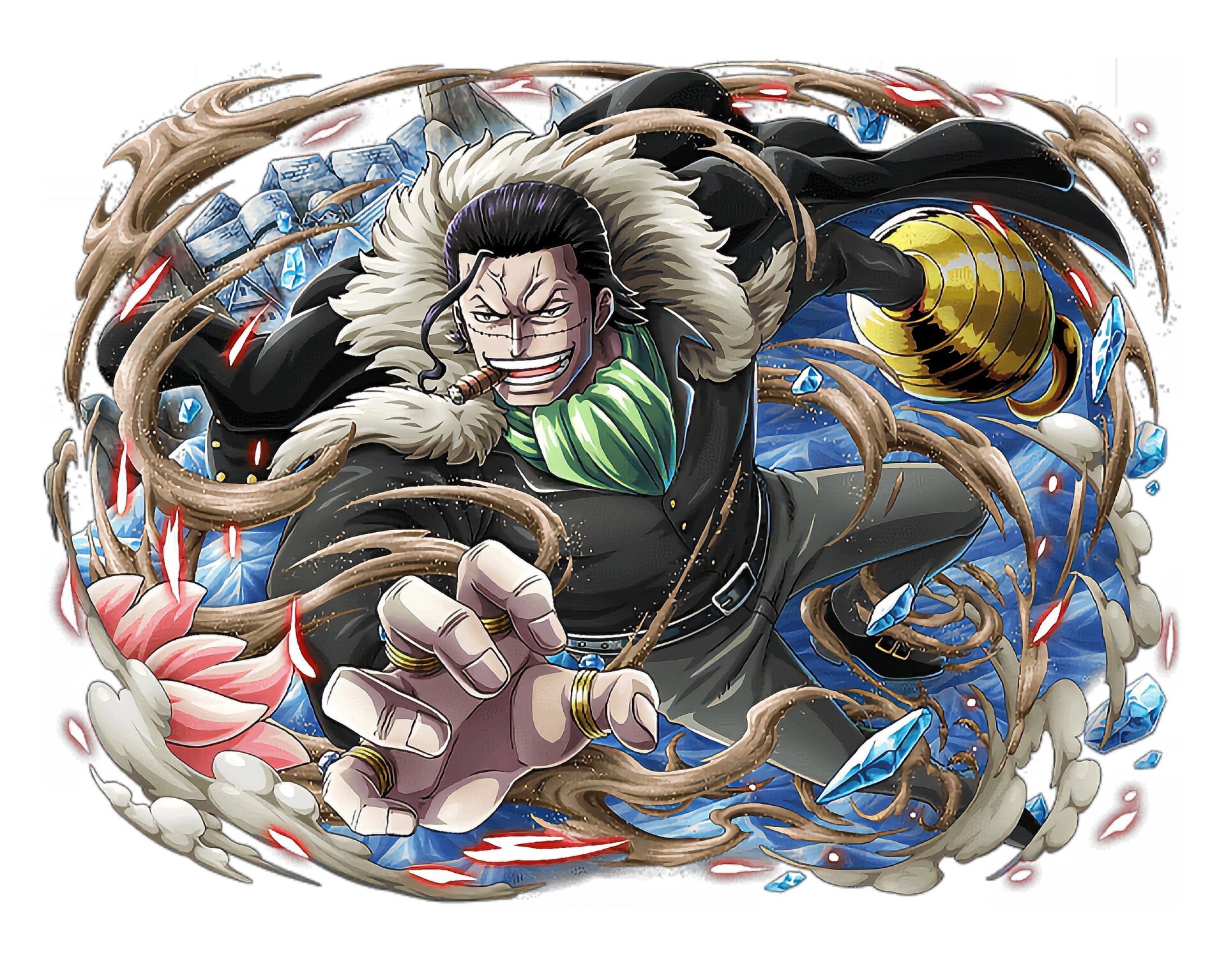 海贼王人物篇135"沙漠之王"沙·克洛克达尔 7215所属组织:十字