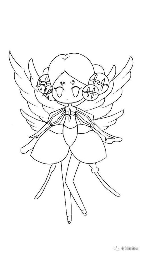 小花仙50个花精灵王简笔画