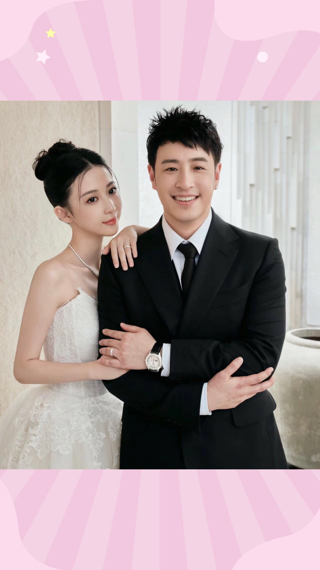 潘玮柏宣云补办婚礼,甜蜜如初幸福满分