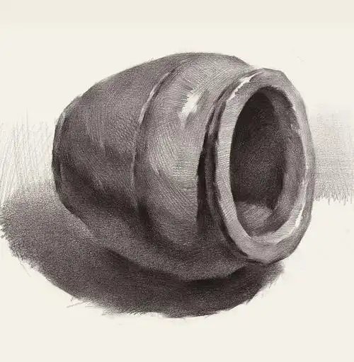 【素描静物】静物单体罐子素描画法,不容错过! - 元艺考