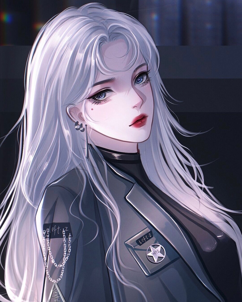 高冷白发御姐 - 堆糖,美图壁纸兴趣社区