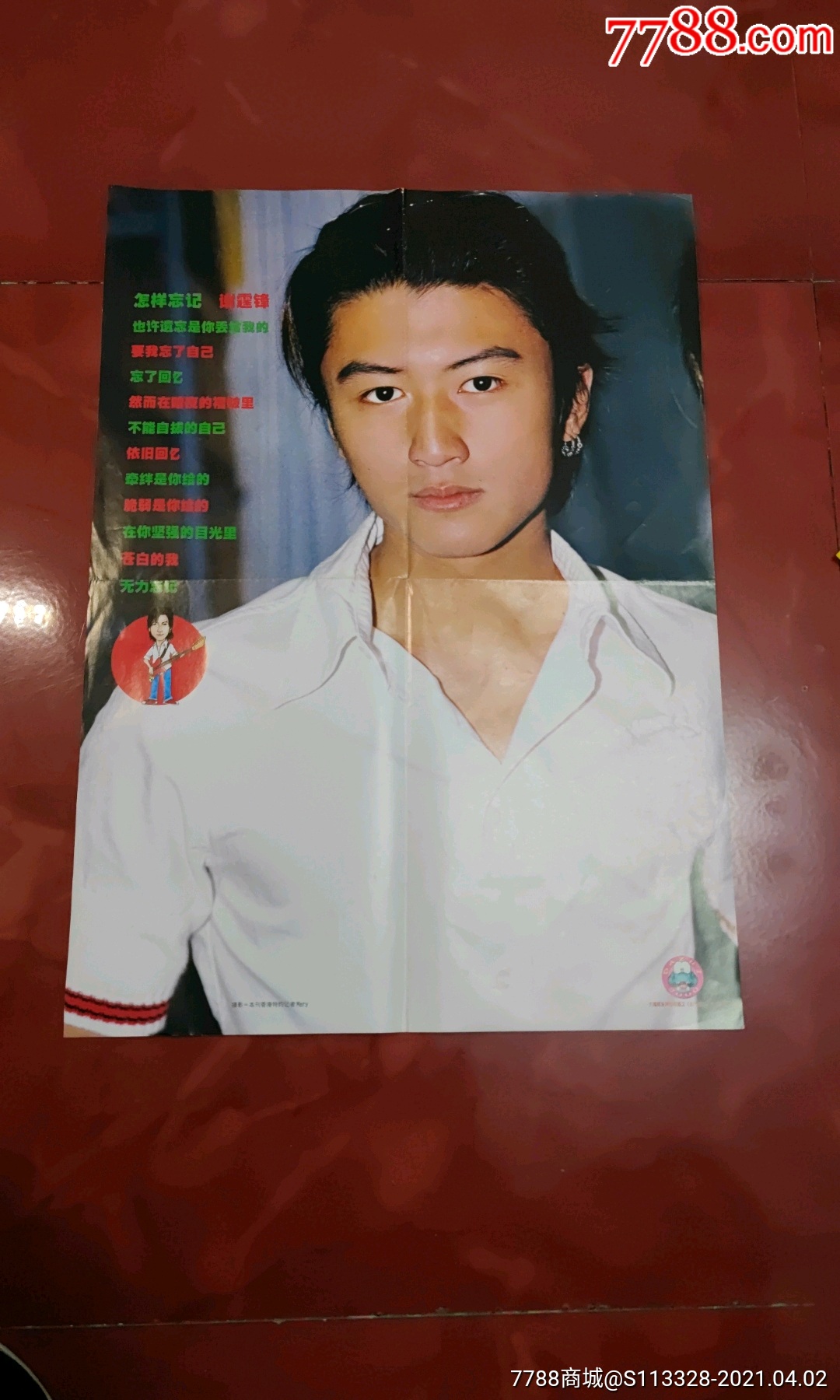 谢霆锋明星画报长222厘米宽379厘米