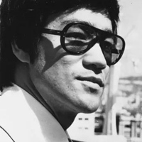 李小龙黑白头像