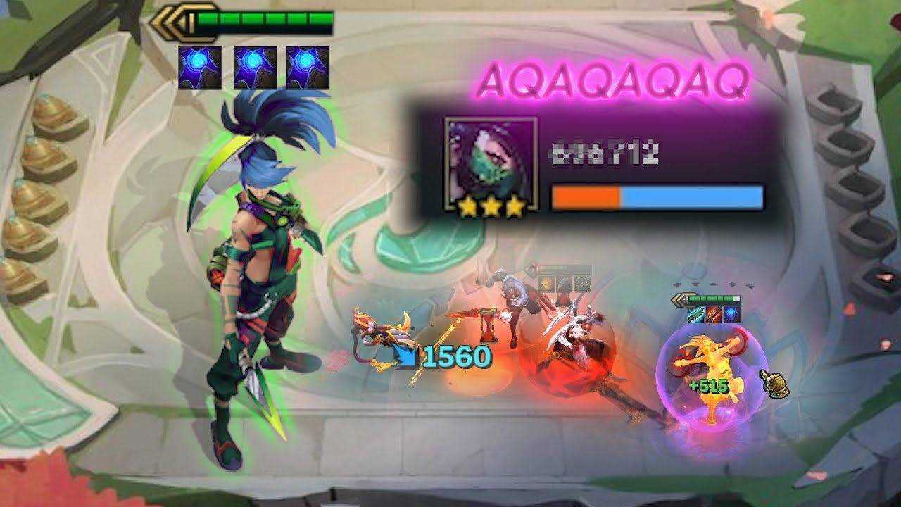 云顶之弈s4: 最强忍者 阿卡丽aqaqaq