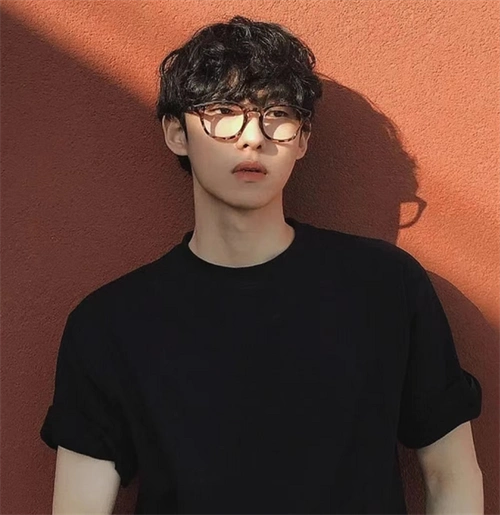 帅气男生卷发范本 轻盈时尚羊毛卷_男生烫发 - 美发站