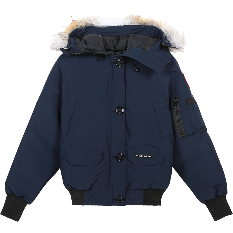 canada goose 加拿大鹅 女士涤纶鸭绒连帽羽绒服飞行员夹克外套 7999l