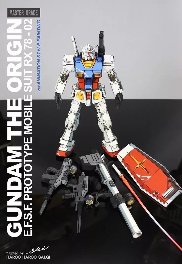 二次元动漫涂装高达rx782这应该算得上最精美二次元涂装78之一