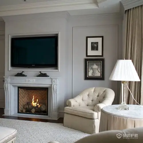 客厅壁炉怎么装修6款客厅壁炉装修效果图