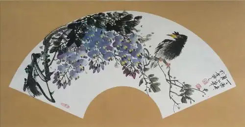 【清润秀雅】程永华花鸟扇面小品欣赏(七)