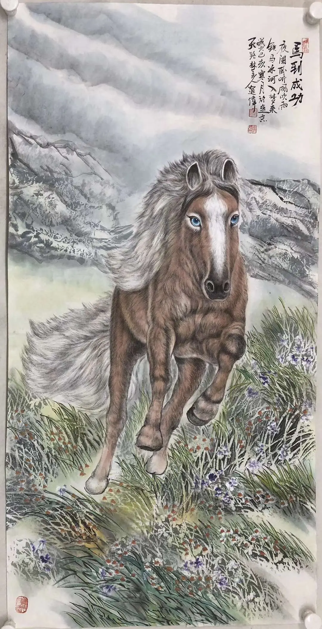 左进伟四尺整张作品欣赏