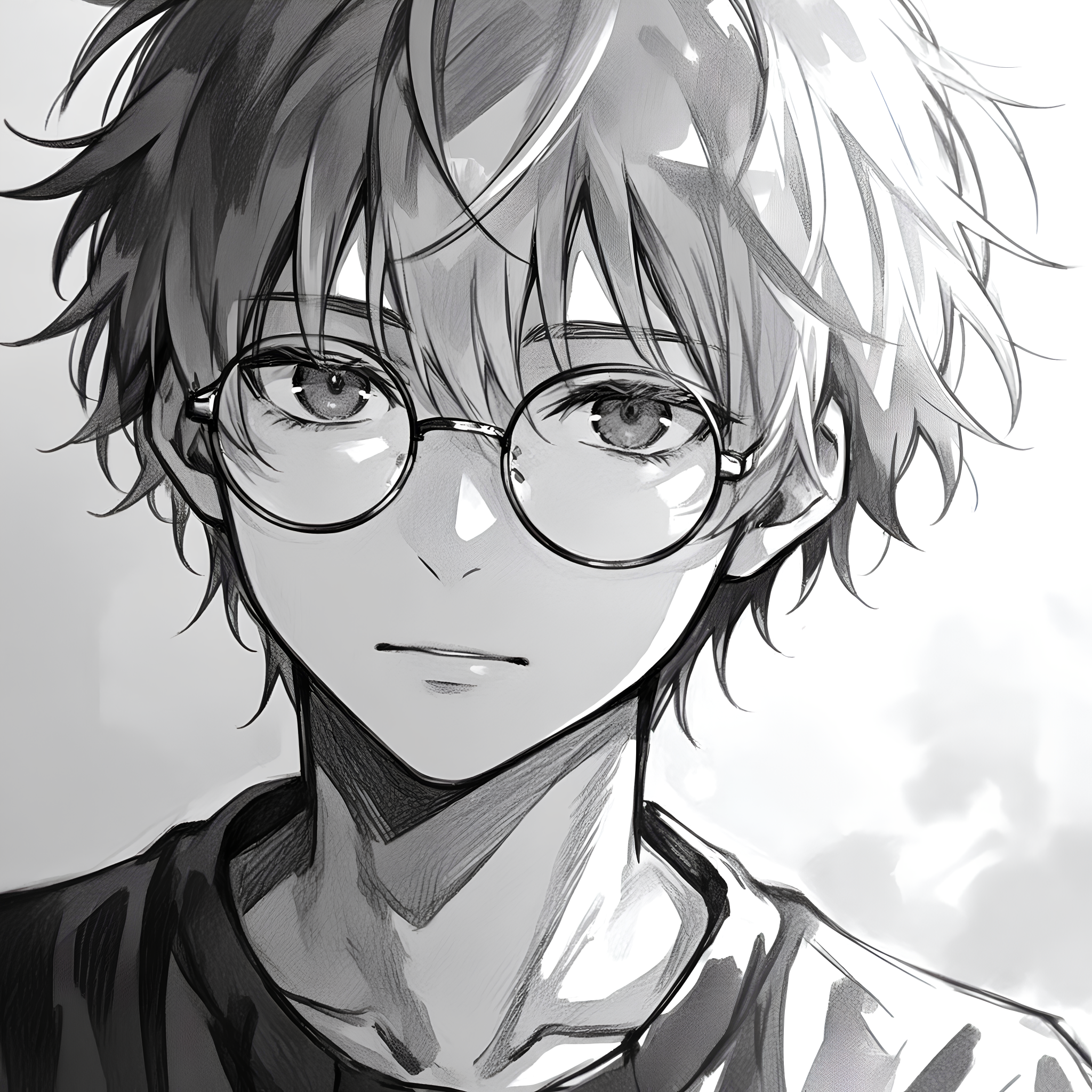 黑白动漫人物头像🎨