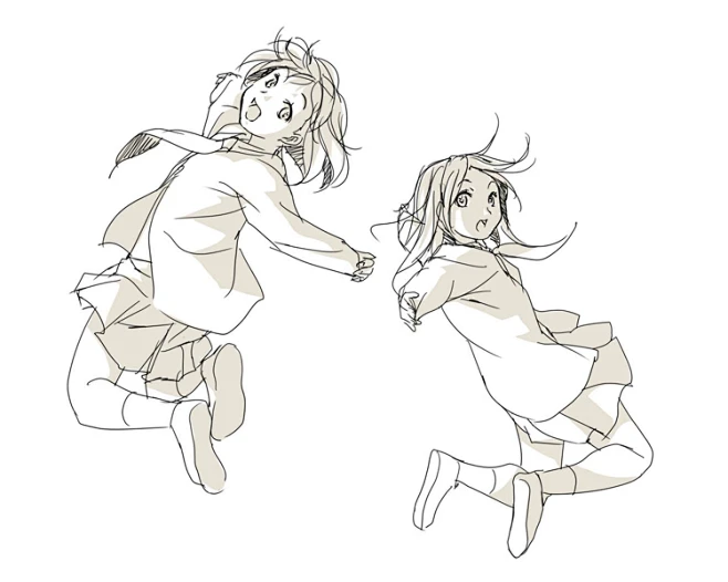 6千人体动态姿势线稿卡通动漫武打人物结构造型临摹素材卡通人