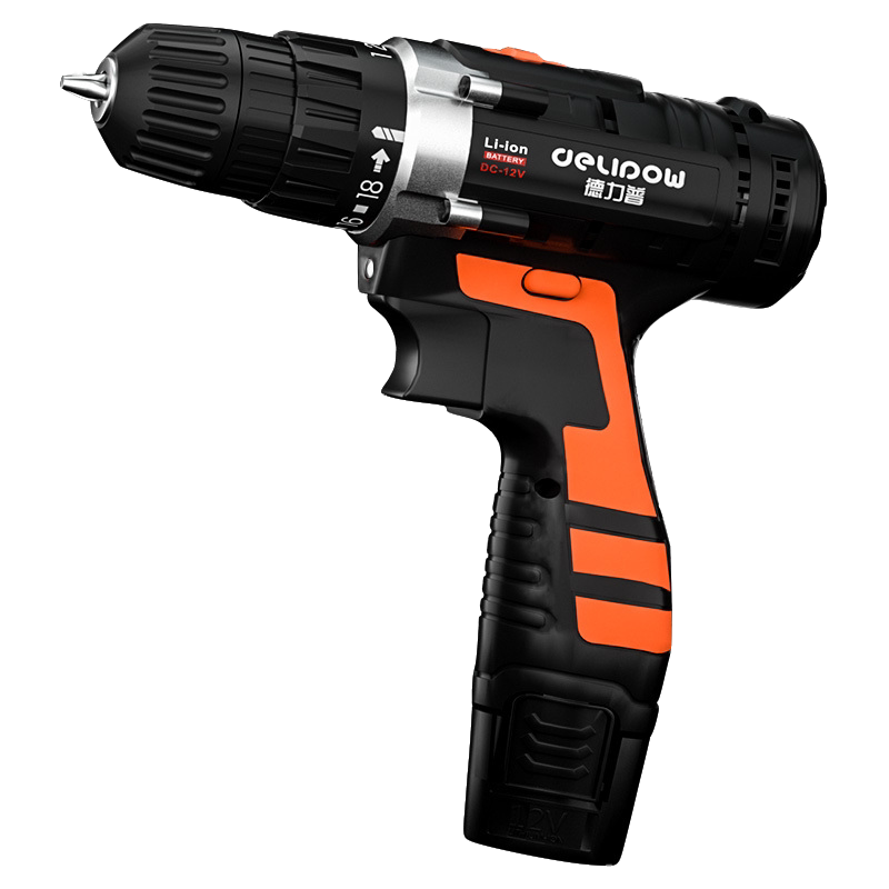 12v电钻充电式手钻小型枪钻双速家用多功能电动工具电钻