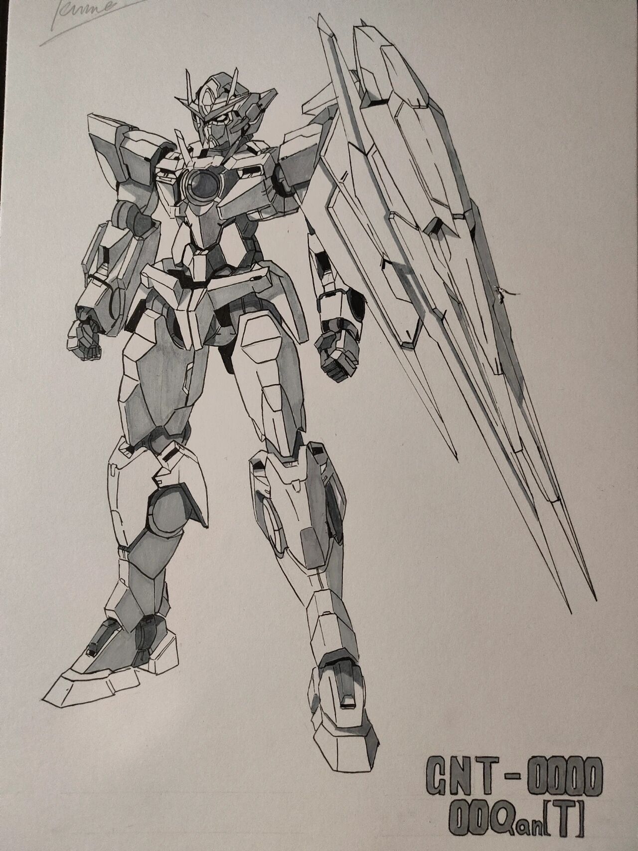 05今天画个高达95左滑看过程!