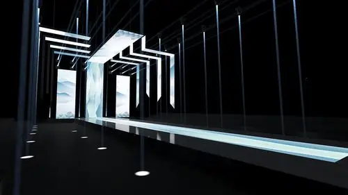 舞美设计大气简洁走秀