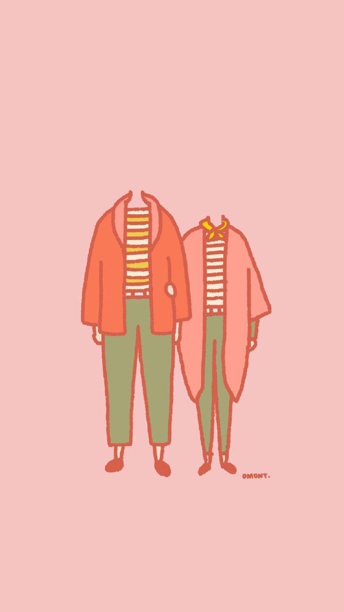 蜜桃粉系情侣抠图壁纸#抠图素材##情侣抠图##无水印壁纸