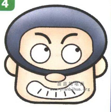 三个小偷的故事简笔画