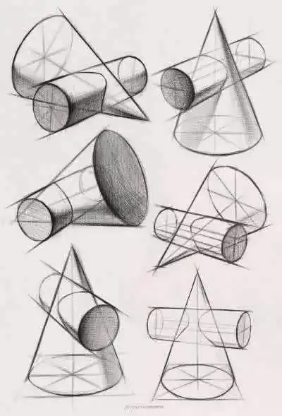 站长素描基础系列丨透视 - 艺考查查