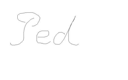 请问钢琴曲谱中的踩踏板符号要怎样手写出来呀?