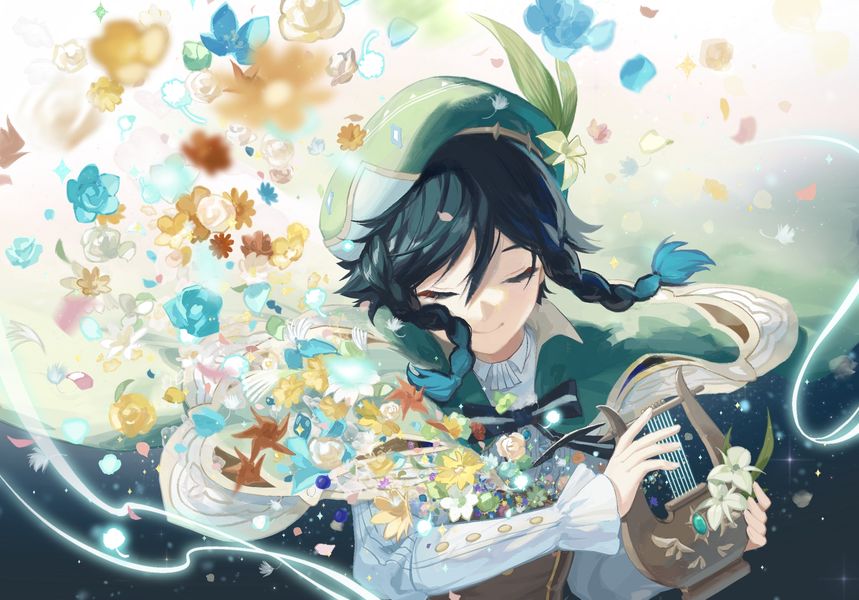 【原神美图第十一辑】不干正事的巴巴托斯-原神社区-米游社