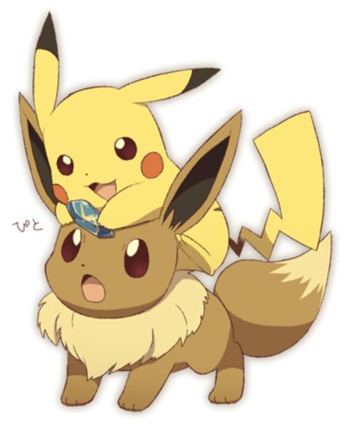 皮卡丘简笔画伊布