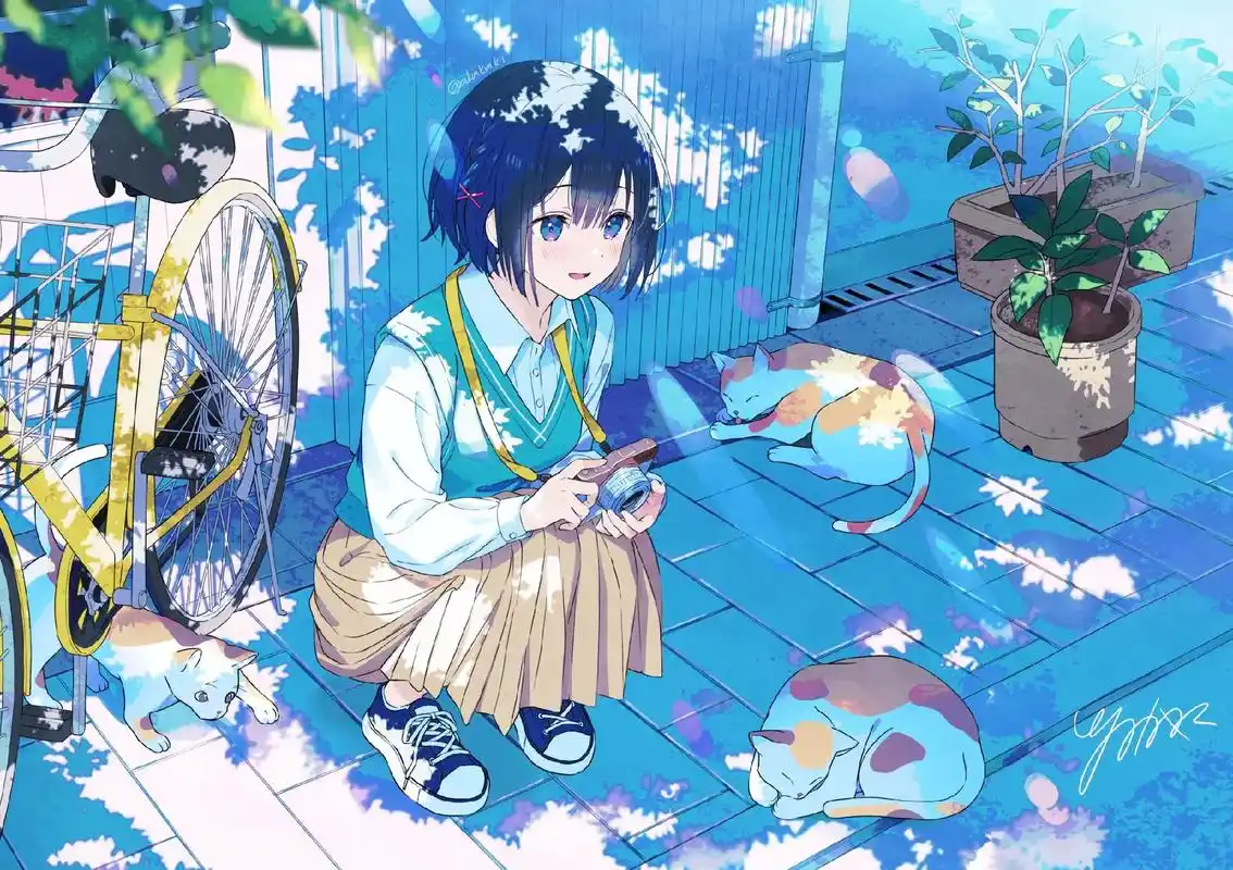 二次元 #miku#暗常永远#雪花菈米##动漫壁纸  - 抖音