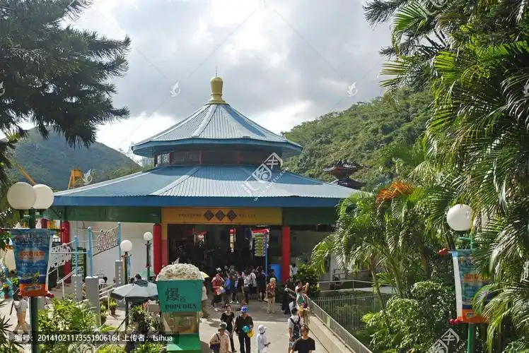 香港海洋公园集古村集古宫