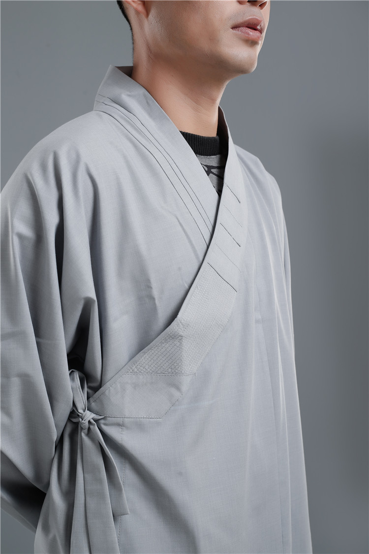 佛教用品佛衣僧服长褂春秋冬季男女款出家人和尚僧衣大褂黄灰