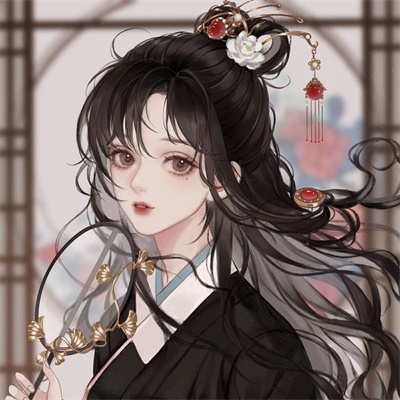 女生古风动漫头像冷艳动漫二次元女生头像唯美