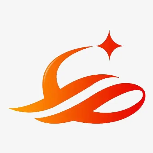 手绘 橘色 商标