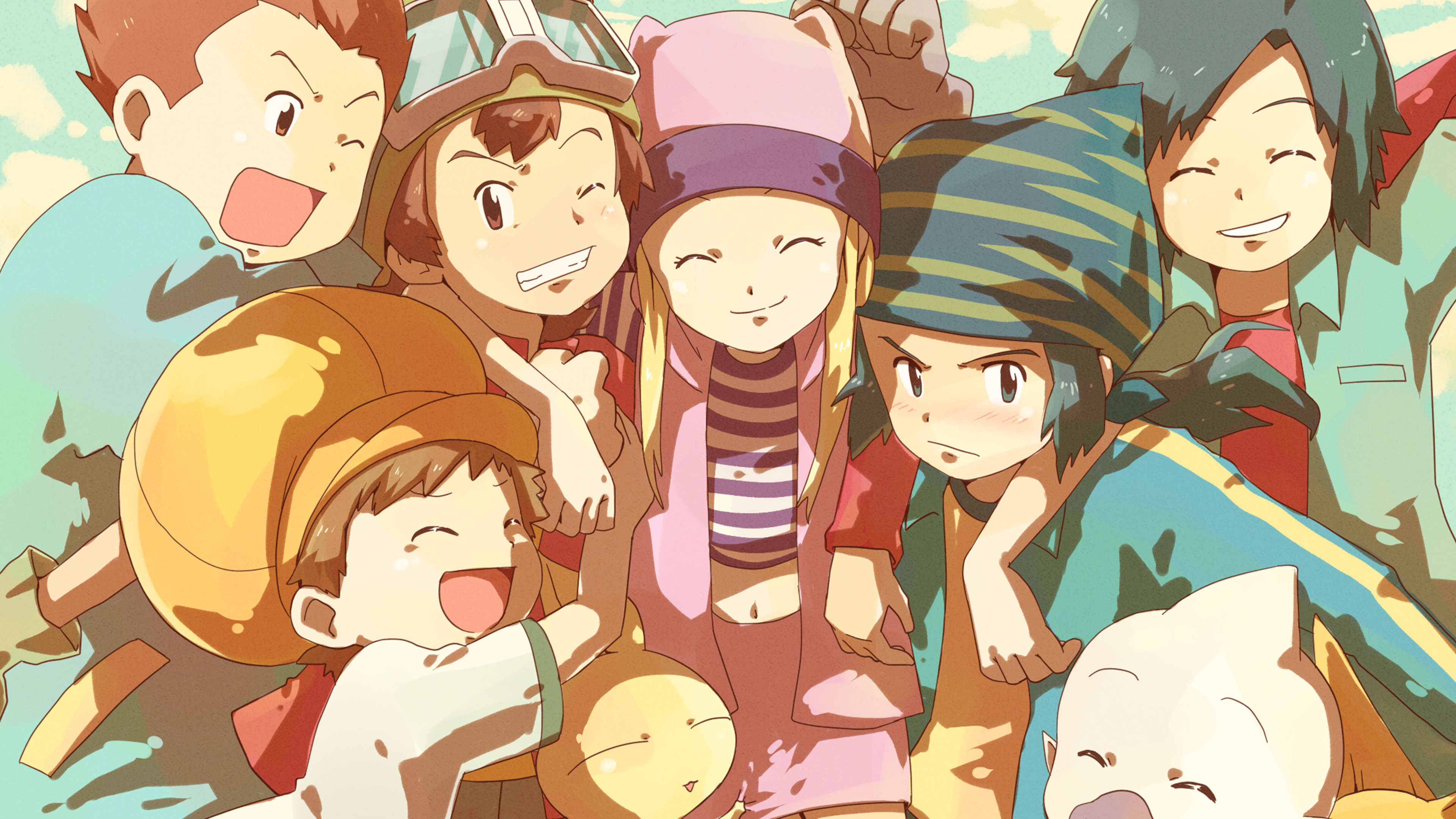 数码宝贝电脑桌面壁纸