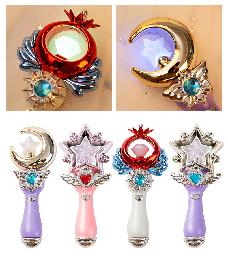 新款冰雪魔法棒 巴啦啦美少女战士女孩小魔法棒女孩玩具