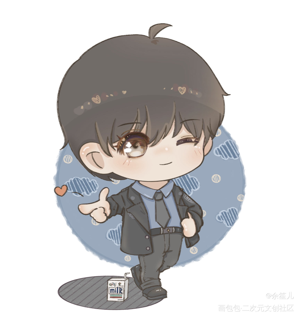 奇迹停停,在线狙击:biu~_岩浆严峫江停破云破云江停平涂q版q版绘画