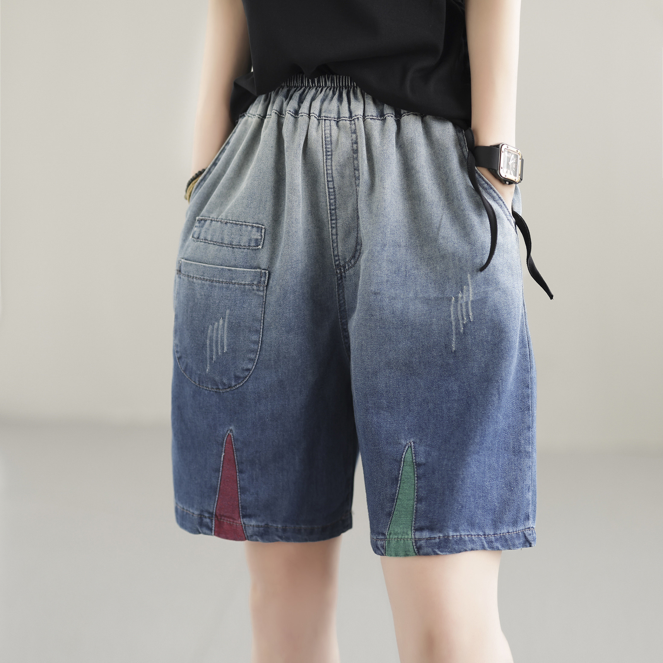 女士牛仔短裤夏装