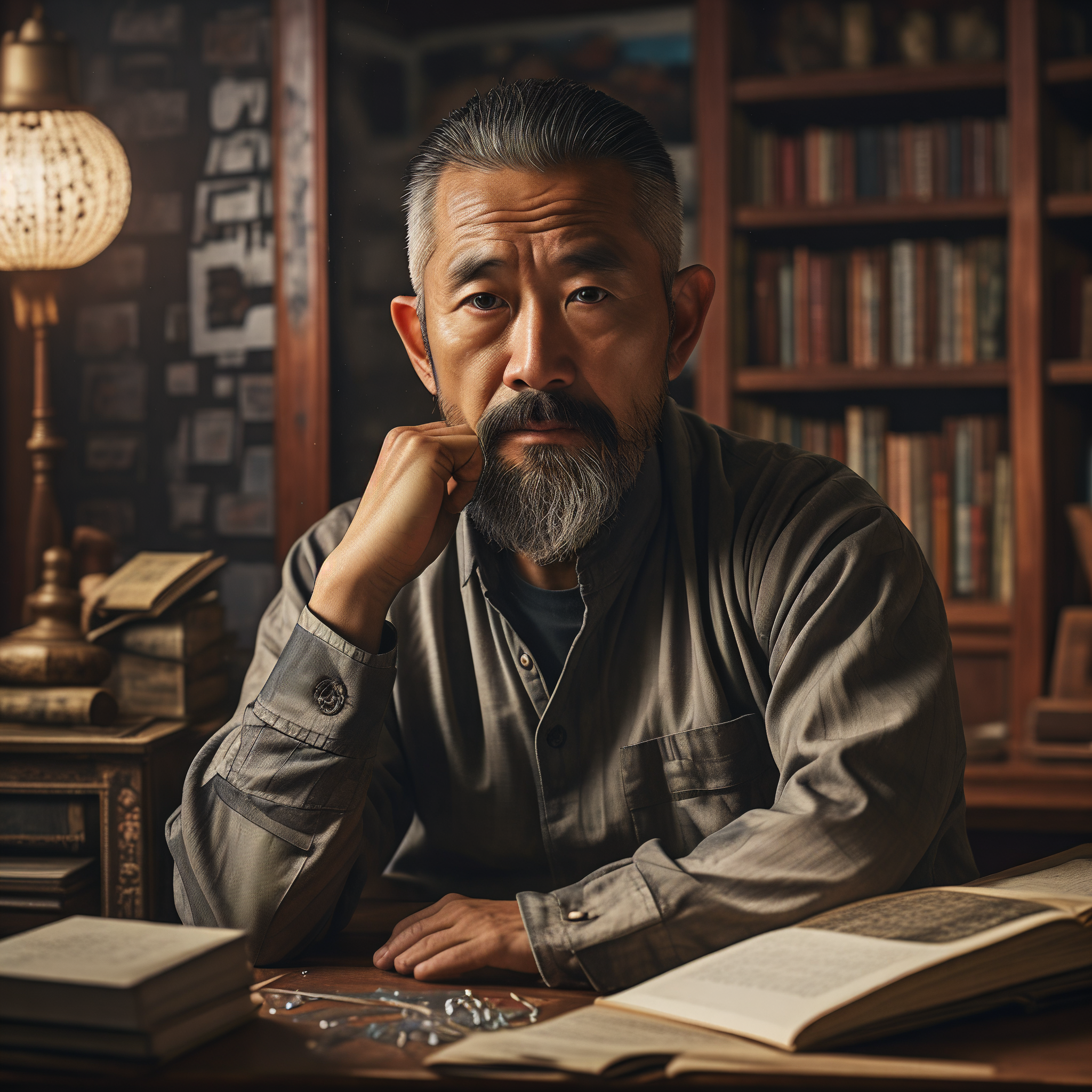 魅力大叔头像98 这是一组充满魅力的真人男大叔头像,每一张都散发着