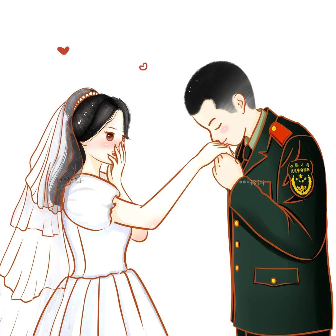 军恋情侣头像–11