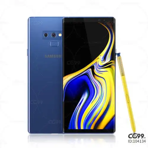 三星note9 手机3d模型(四款)