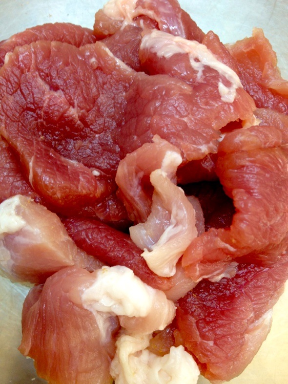 午餐食材(猪肉片)